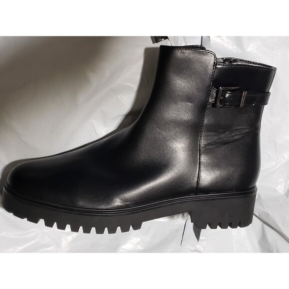 Calvin Klein Kalonie 2 Black Ankle Boots Size 10M NEW No Box - Picture 9 of 16